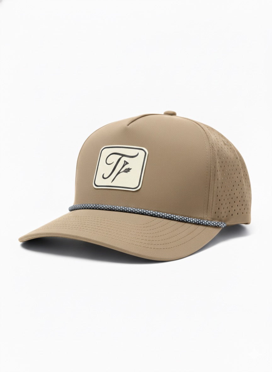 T Patch Performance Hat- Tan