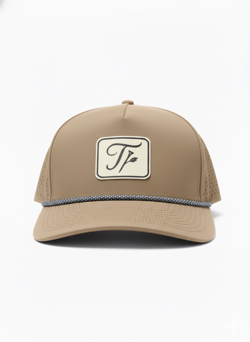 T Patch Performance Hat- Tan