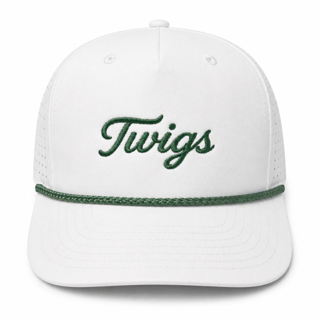 Green Rope Twigs Performance Hat