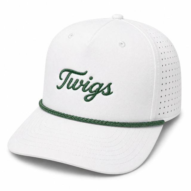 Green Rope Twigs Performance Hat